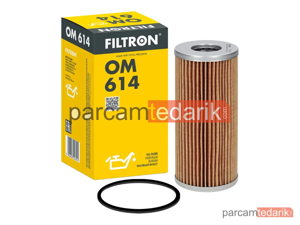FILTRON OM614 | Yağ Filtresi — Gaz Gaelle 2.4 93-01, Moskvich 412 1.5 71-88, Alfa Romeo Giulia 1300 Tİ 69-75, 1600 Tİ 64-69, 1600 Super 64-69