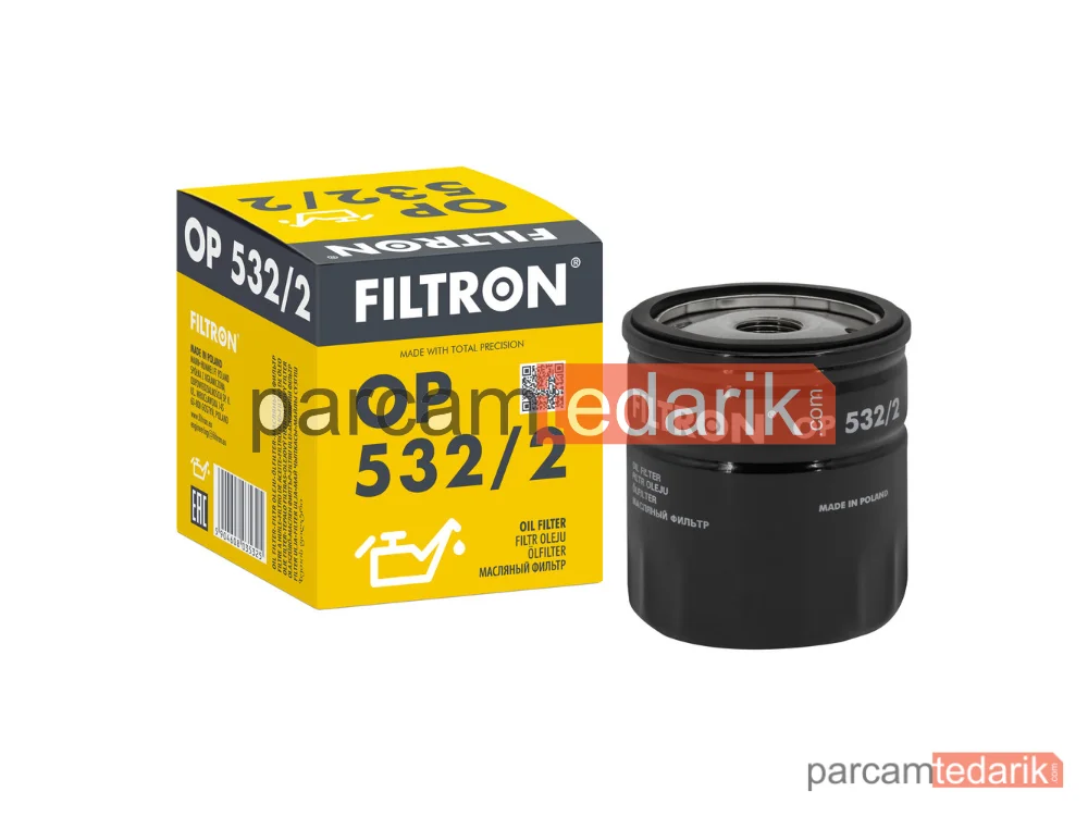 FILTRON OP532/2 | Yağ Filtresi — SAAB 9000, SAAB 9000 Hatchback, SAAB 900 I Combi Coupe