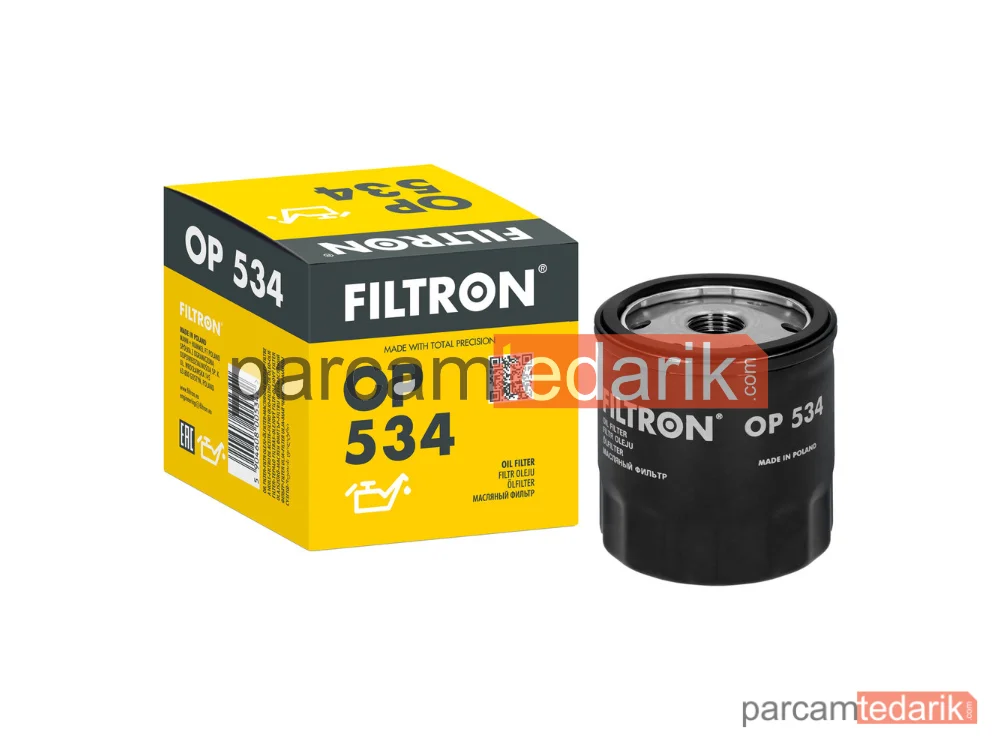 FILTRON OP534 | Yağ Filtresi — New Holland Boomer, Chrysler NEON, Chrysler NEON II
