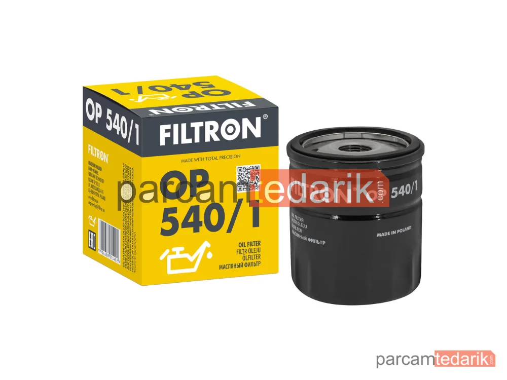 FILTRON OP540/1 | Yağ Filtresi — Citroën BX, Peugeot 205 II, Peugeot 405 I