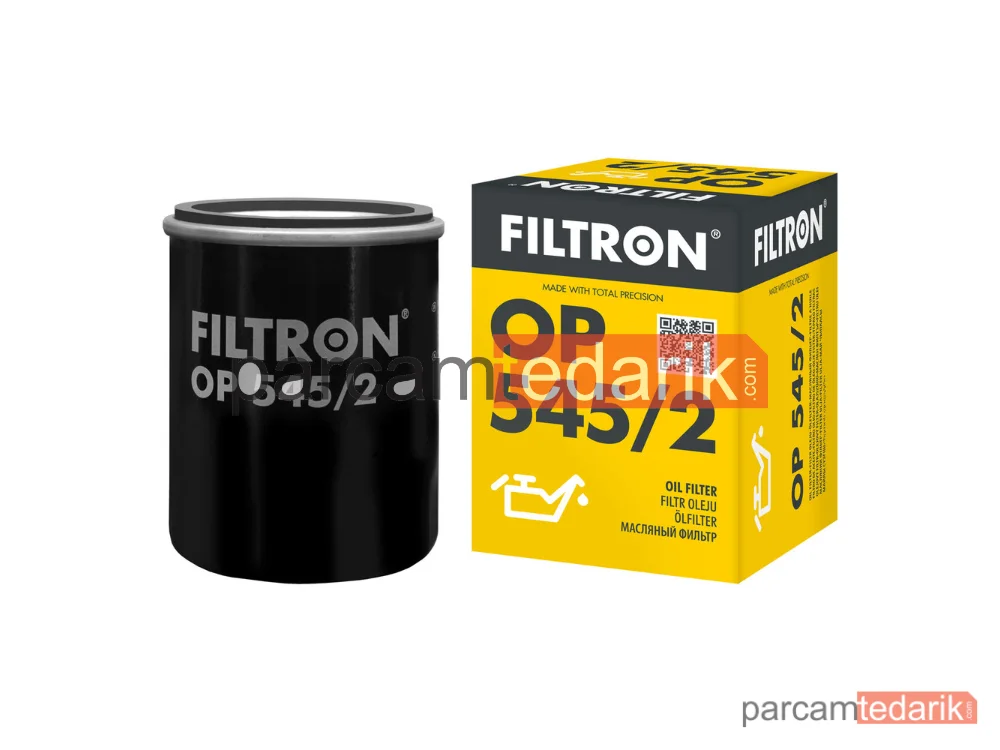 FILTRON OP545/2 | Yağ Filtresi — Fiat Panda, Fiat Grande Punto, Fiat Punto Evo