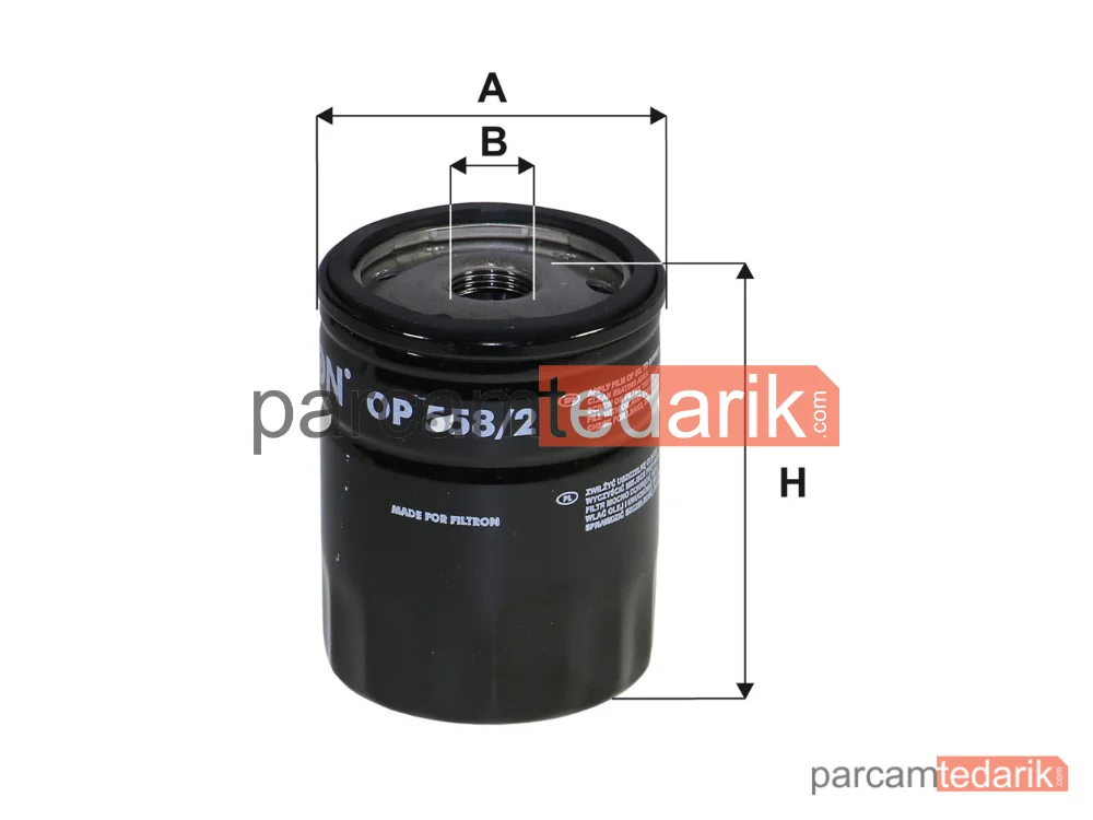 FILTRON OP558/2 | Yağ Filtresi — Subaru Forester, Subaru Impreza Hatchback, Subaru Legacy IV