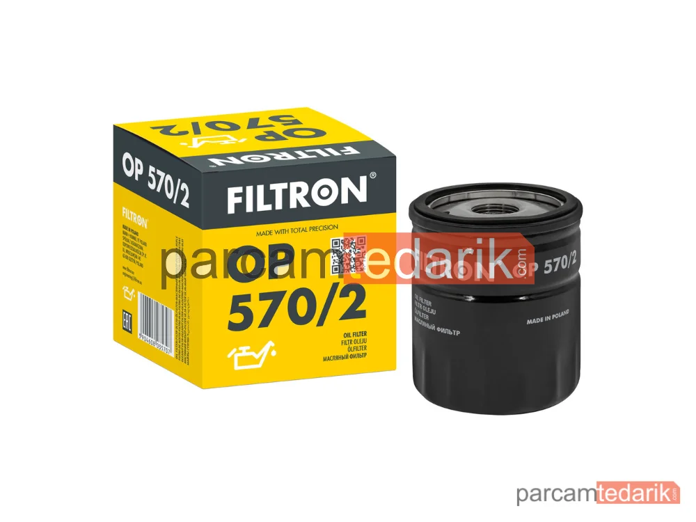 FILTRON OP570/2 | Yağ Filtresi — Opel Astra K, Opel Astra K Sports Tourer, Opel Insignia A Sedan