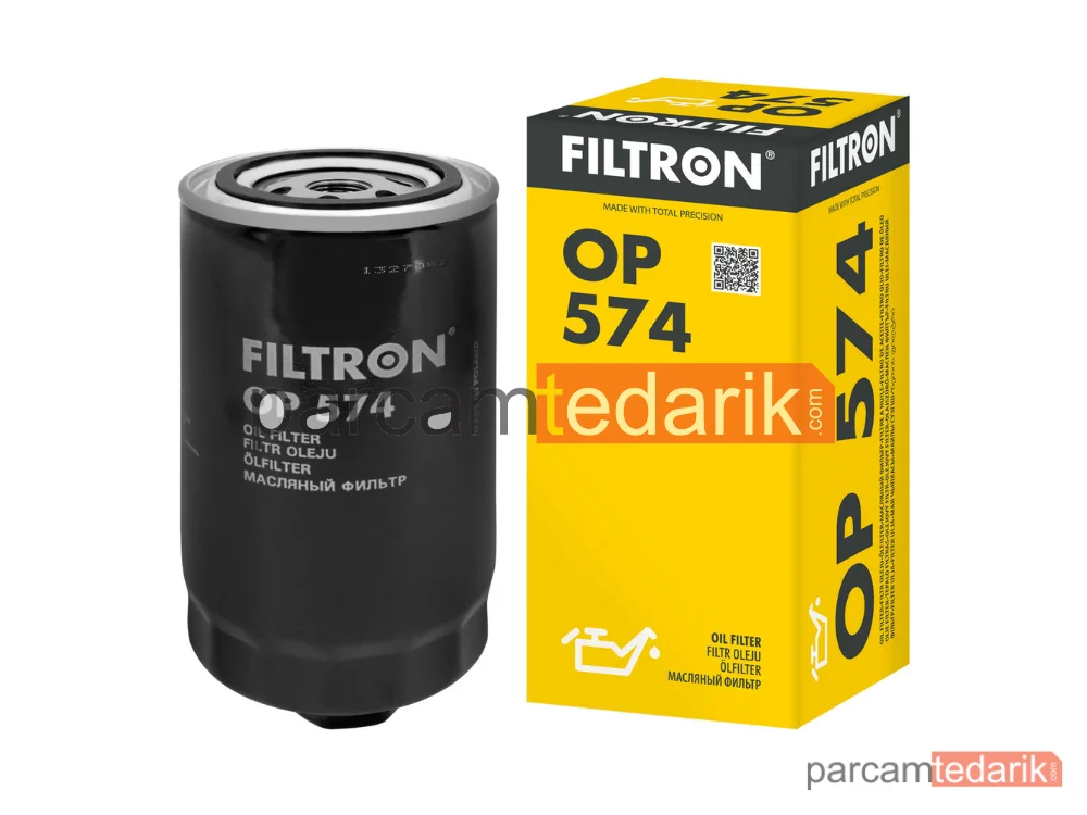 FILTRON OP574 | Yağ Filtresi — VW Transporter T4 Minibüs/Otobüs (70B, 70C, 7DB, 7DK, 70J, 70K,, VW Transporter T4 Panelvan/Van, VW Transporter T4 Platform şasi)