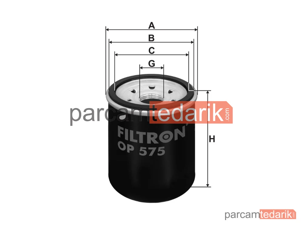 FILTRON OP575 | Yağ Filtresi — Honda Civic IV Sedan, Honda Accord III, Honda Civic IV Hatchback
