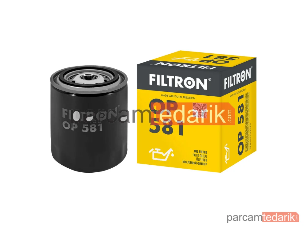 FILTRON OP581 | Yağ Filtresi — Nissan SUNNY II, Nissan SUNNY II Hatchback, Nissan SUNNY III Hatchback