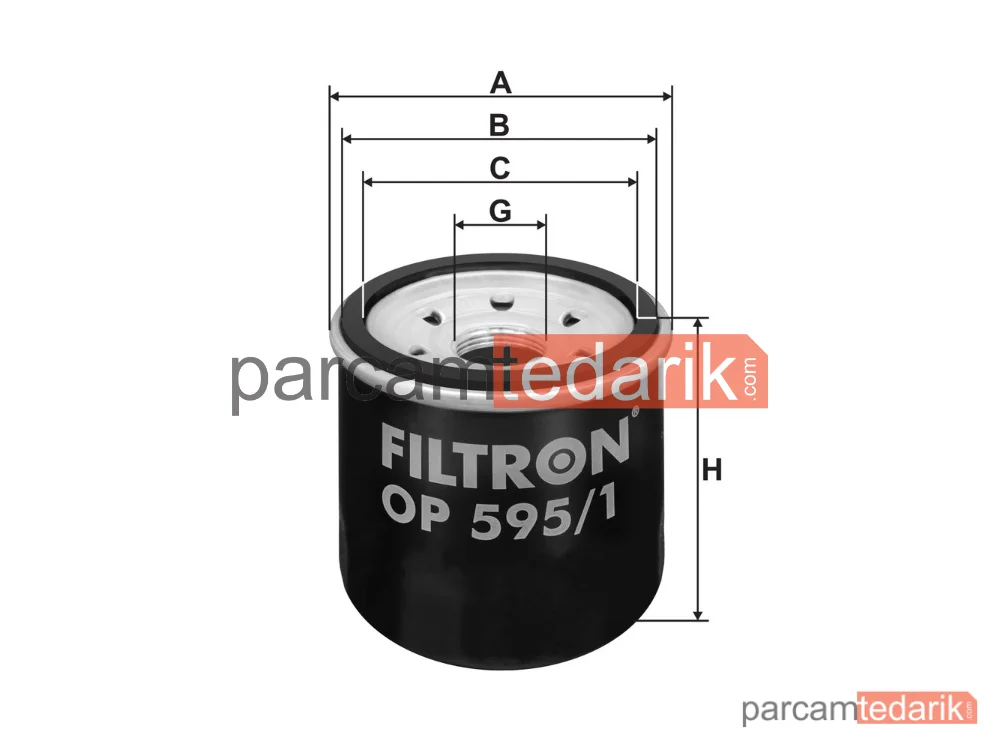 FILTRON OP595/1 | Yağ Filtresi — Mazda CX-5, Mazda MX-5 IV, Mazda MX-5 RF Targa