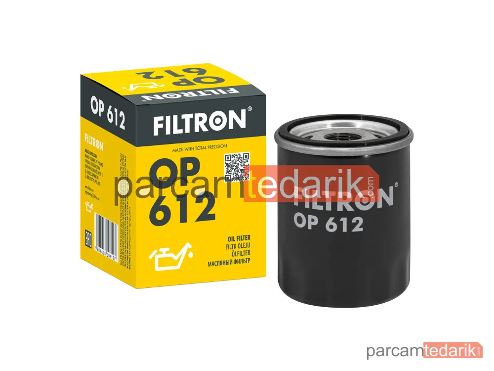 FILTRON OP612 | Yağ Filtresi — Nissan Micra III, Nissan Micra II, Nissan NOTE