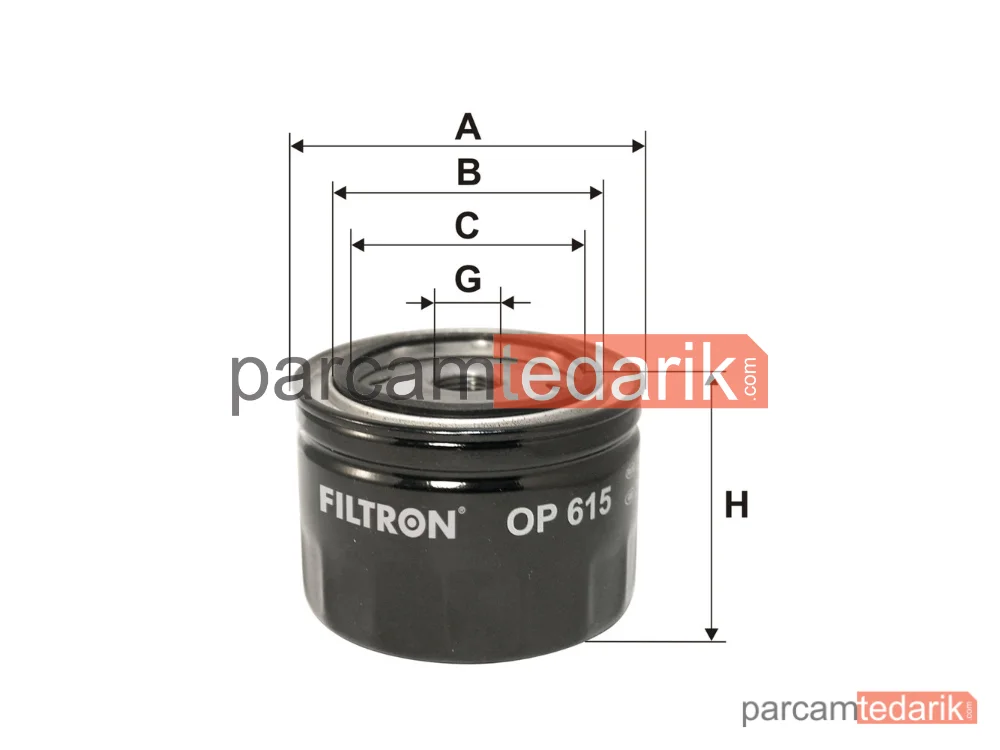 FILTRON OP615 | Yağ Filtresi — Opel Omega A, Opel Omega A Station wagon, Opel Senator B