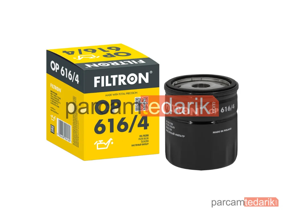 FILTRON OP616/4 | Yağ Filtresi — Seat Ibiza IV, Seat Ibiza IV SC, Seat Ibiza IV ST