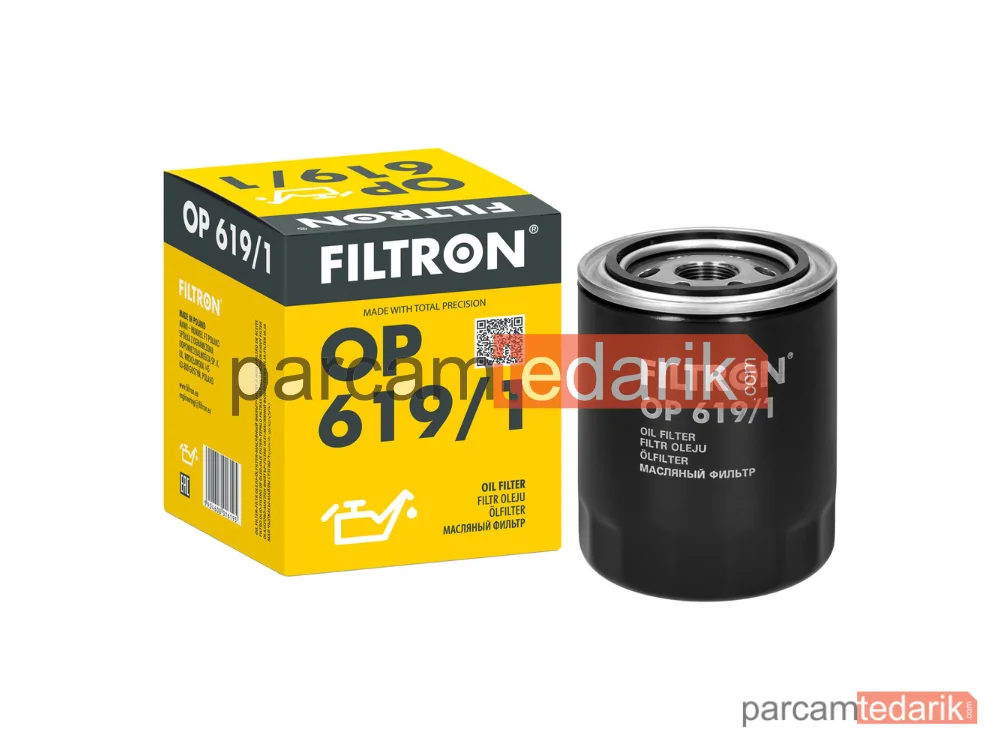 FILTRON OP619/1 | Yağ Filtresi — Toyota Hilux V Pick-up, Toyota Hiace IV Panelvan/Van, Toyota Hilux VI Pick-up