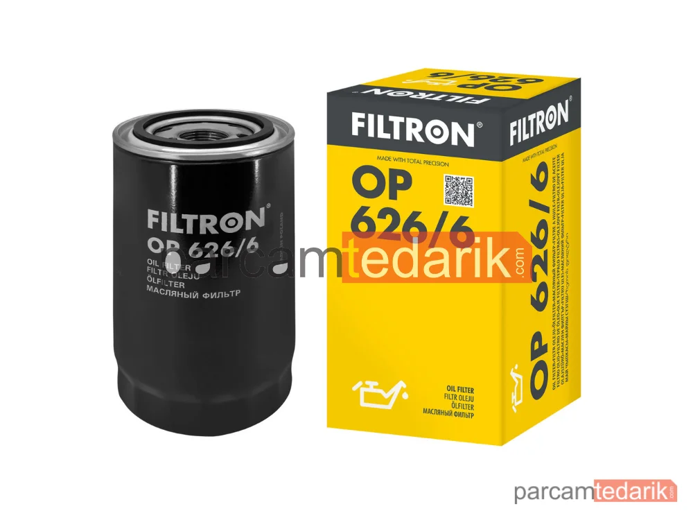 FILTRON OP626/6 | Yağ Filtresi — Scania P II, Otokar Sultan, BM Tractors Better