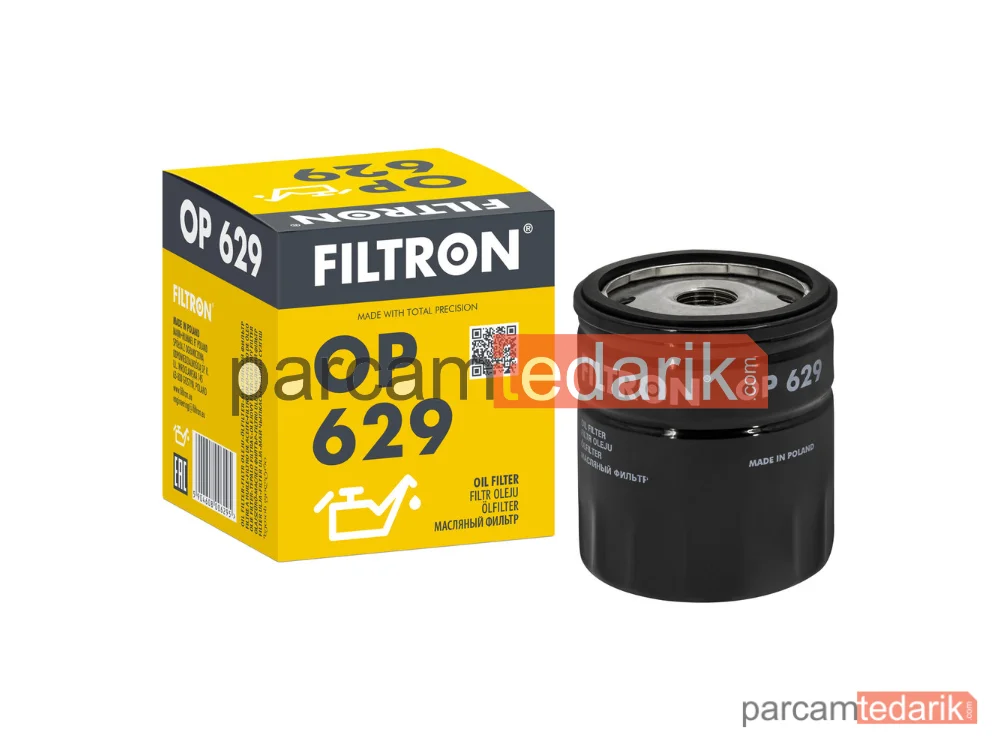 FILTRON OP629 | Yağ Filtresi — Ford Escort III, Ford Escort IV, Ford Fiesta II