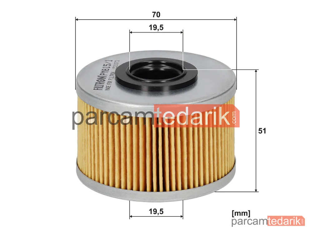 FILTRON PM815/1 | Yakıt Filtresi — Renault Kangoo, Renault Clio II Kasa/eğik Arka, Renault Clio II