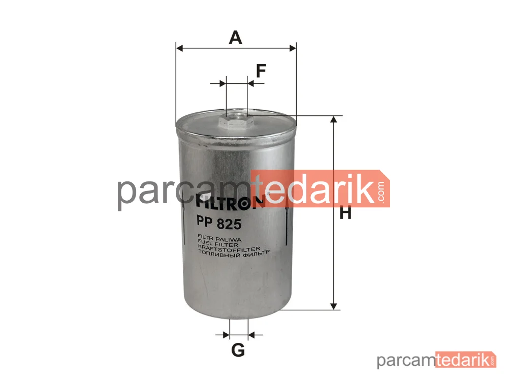 FILTRON PP825 | Yakıt Filtresi — Ford Scorpio I, Ford Sierra II Turnier, SAAB 9000