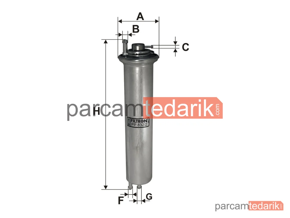 FILTRON PP832/2 | Yakıt Filtresi — BMW 5, BMW 7, BMW 5 Touring