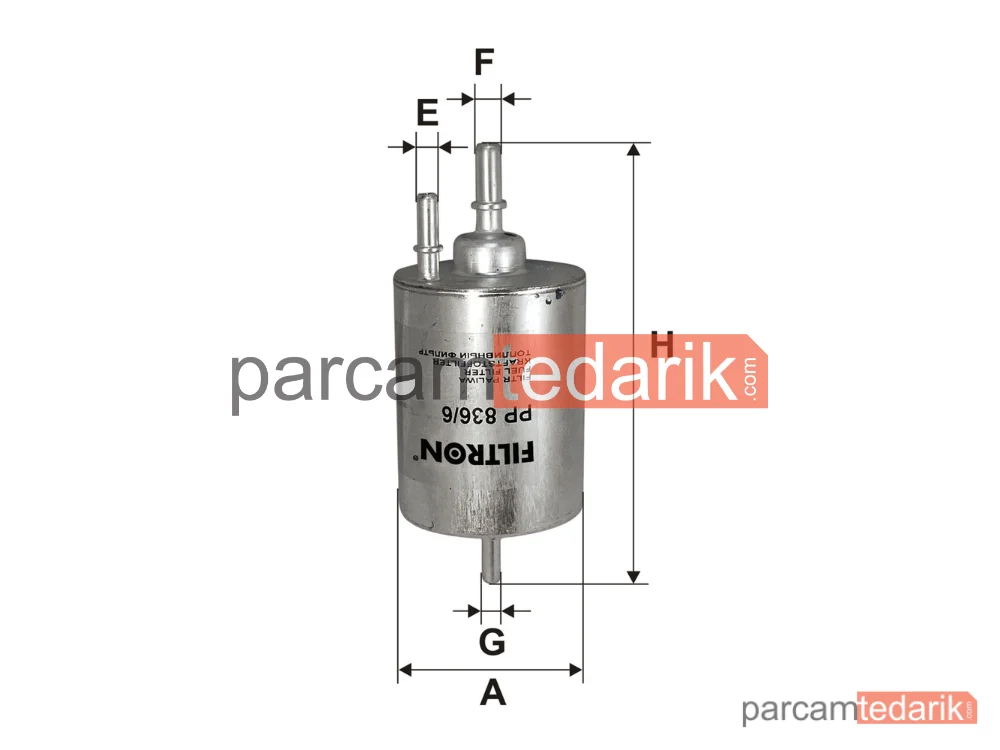 FILTRON PP836/6 | Yakıt Filtresi — Audi A6 C6 Avant, Audi A6 C6, Audi A4 B7