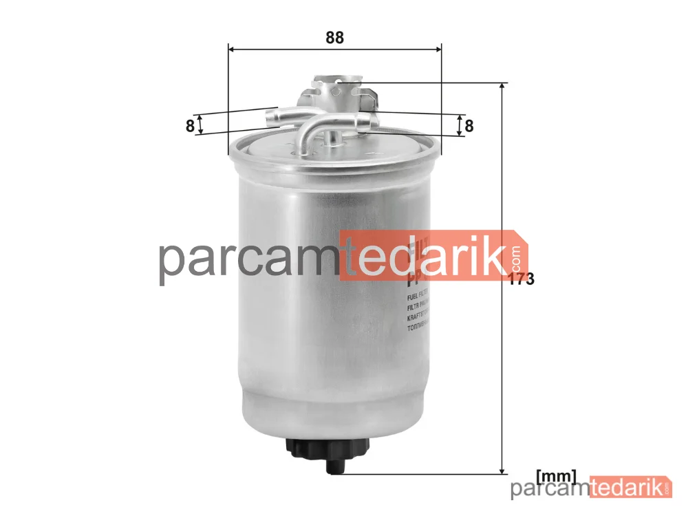 FILTRON PP839 | Yakıt Filtresi — VW Transporter T4 Minibüs/Otobüs (70B, 70C, 7DB, 7DK, 70J, 70K,, VW Transporter T4 Panelvan/Van, VW Golf III)