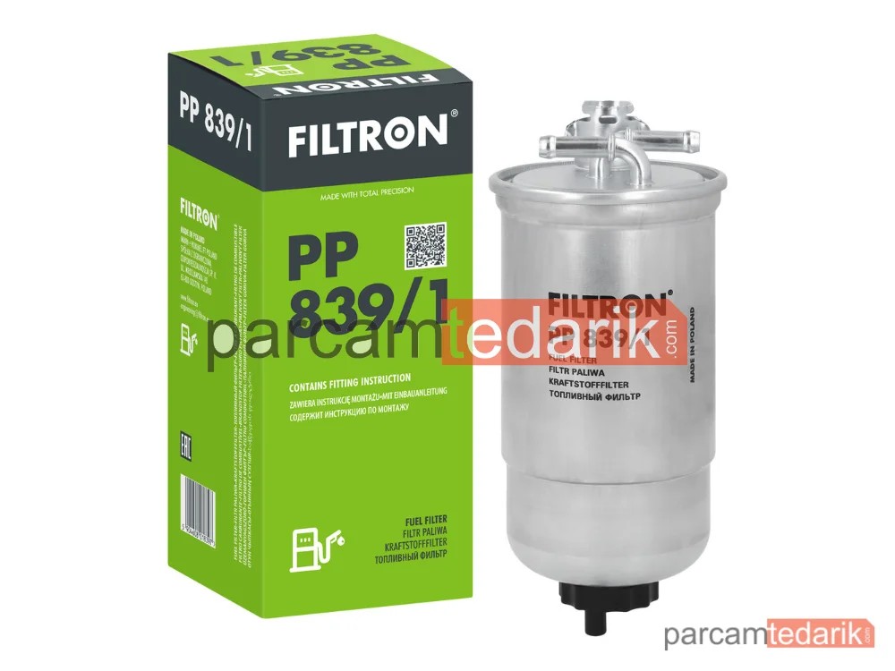 FILTRON PP839/1 | Yakıt Filtresi — Skoda Octavia I Combi, Seat Leon, VW Bora I