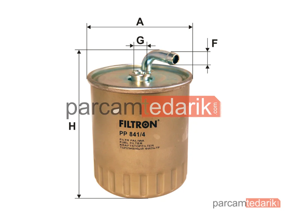 FILTRON PP841/4 | Yakıt Filtresi — Mercedes-Benz C-Serisi, Mercedes-Benz C-Serisi T-Model, Mercedes-Benz CLK