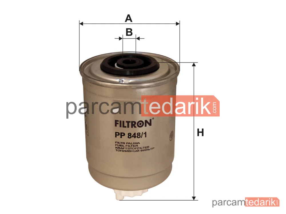 FILTRON PP848/1 | Yakıt Filtresi — Ford Transit Platform şasi, Ford Transit Panelvan/Van, Ford Transit Minibüs/Otobüs