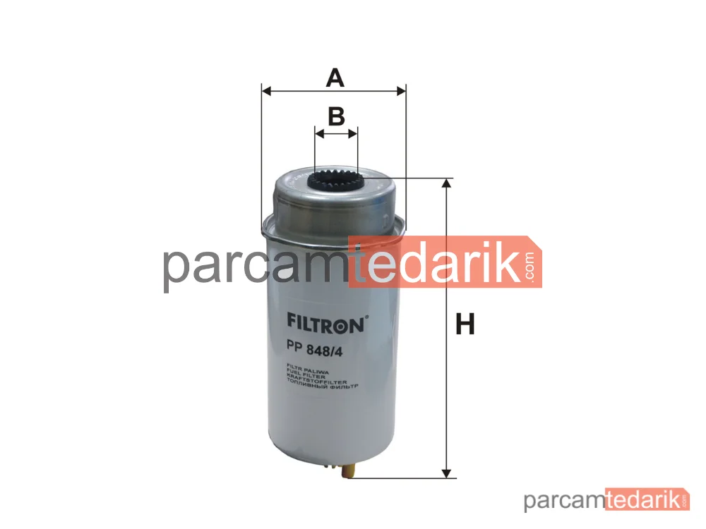 FILTRON PP848/4 | Yakıt Filtresi — Ford Transit Panelvan/Van, Ford Transit Platform şasi, Ford Transit Minibüs/Otobüs