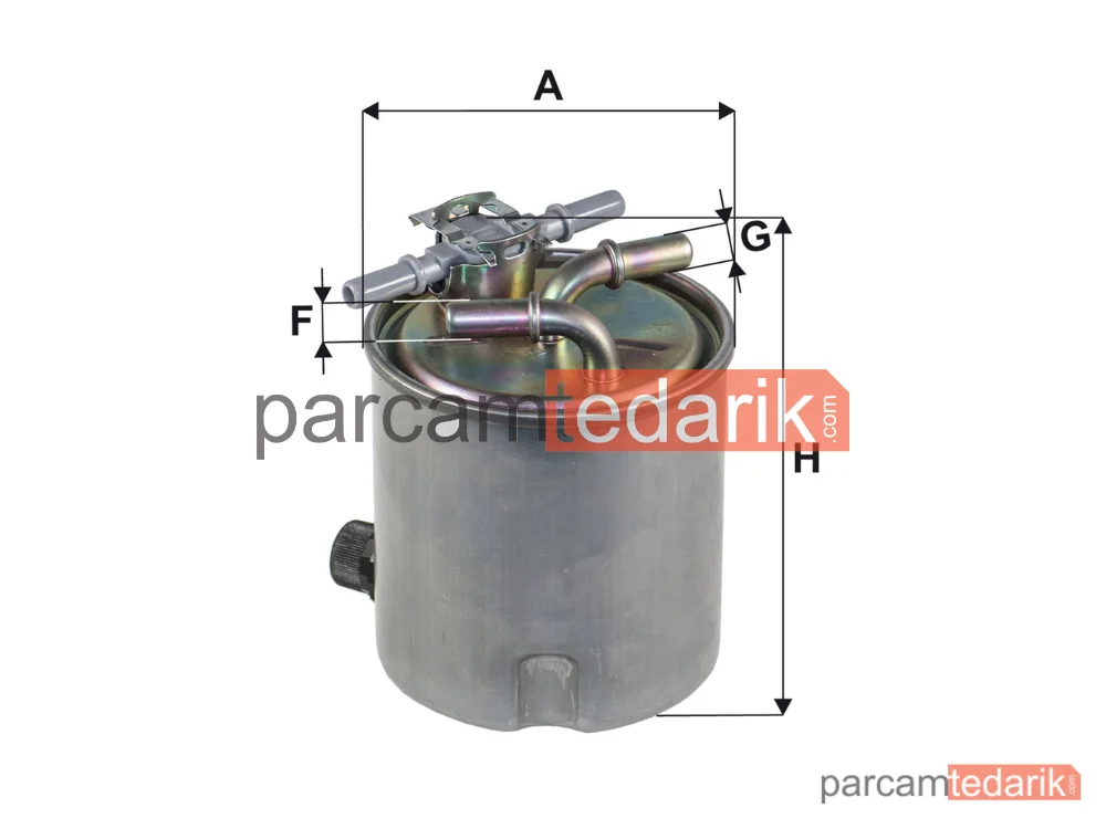 FILTRON PP857/2 | Yakıt Filtresi — Nissan Qashqai I, Renault Koleos I, Nissan X-Trail II
