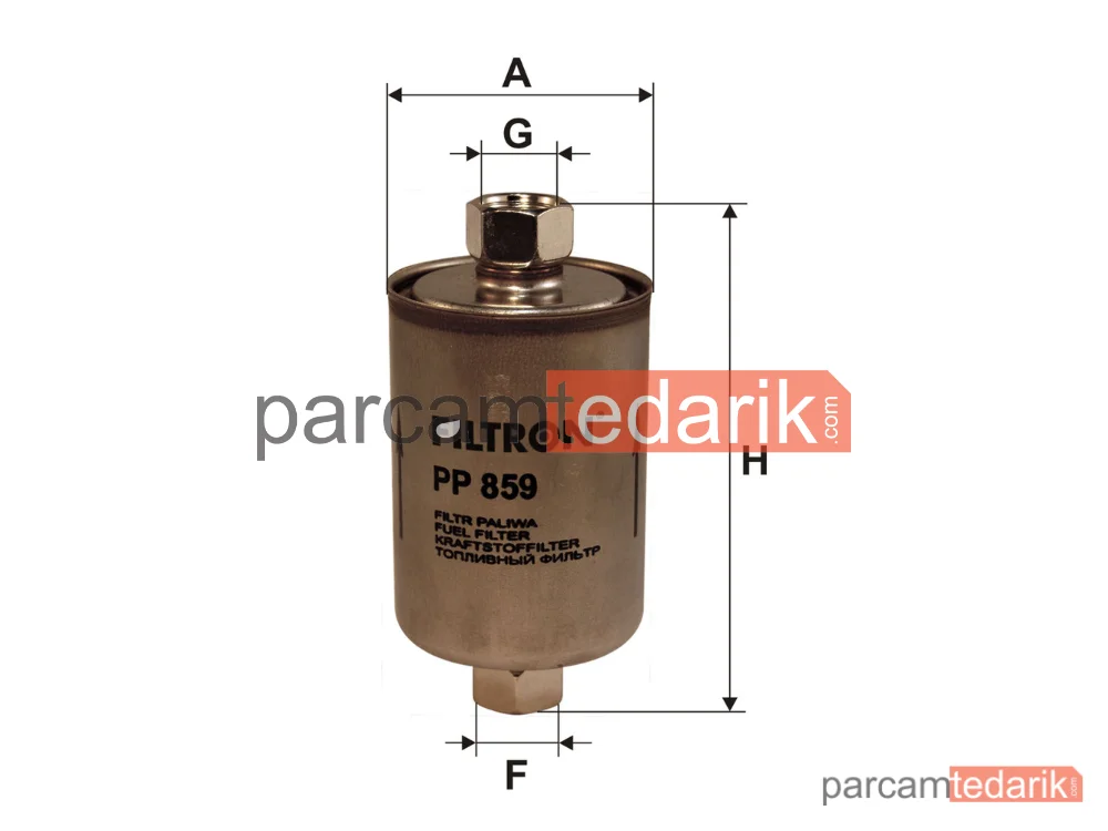 FILTRON PP859 | Yakıt Filtresi — Rover 200 II Hatchback, Chevrolet Blazer S10, Chevrolet Tahoe