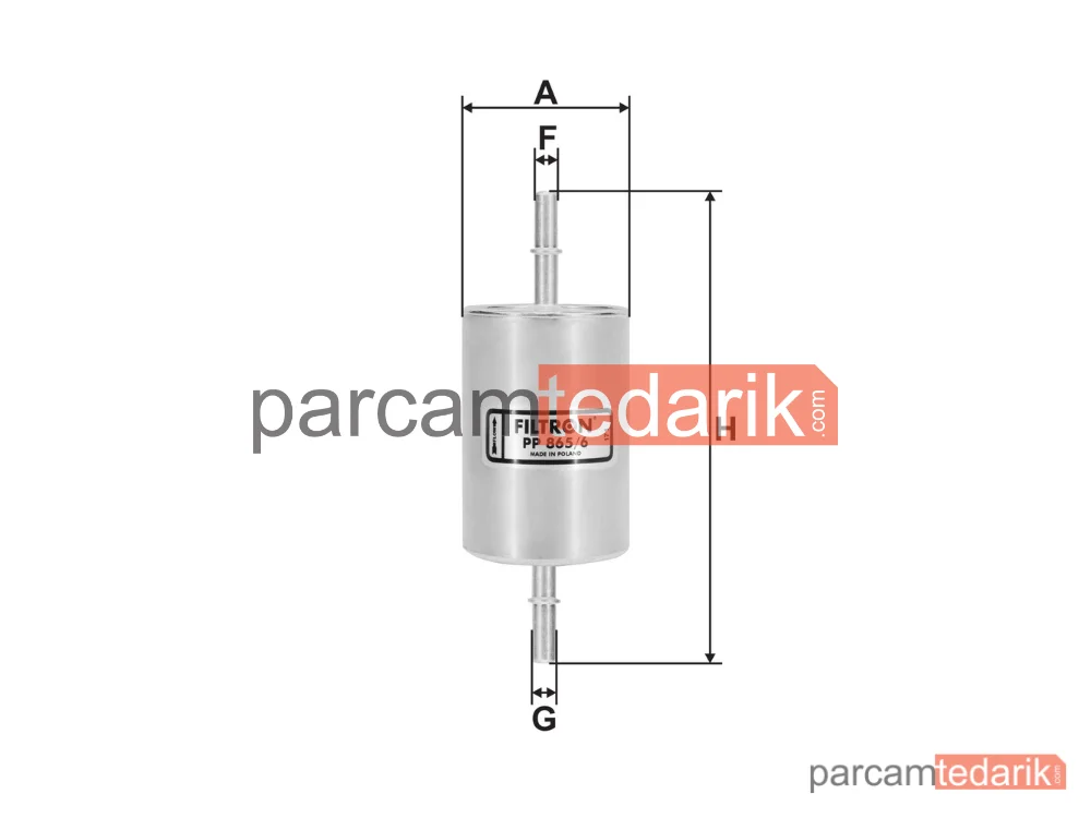 FILTRON PP865/6 | Yakıt Filtresi — Ford Ecosport