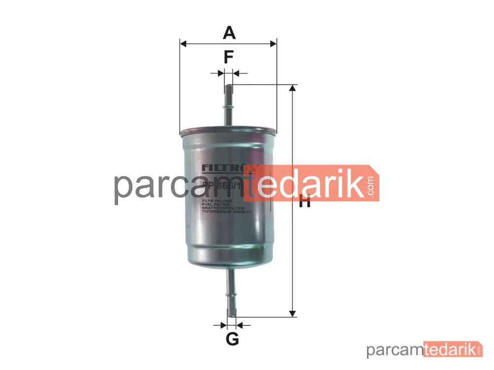 FILTRON PP866/1 | Yakıt Filtresi — Volvo S80 I, Volvo V40 Station wagon, Volvo S40 I