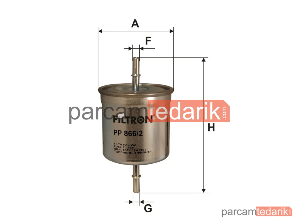 FILTRON PP866/2 | Yakıt Filtresi — Volvo S80 I, Volvo V40 Station wagon, Volvo S40 I
