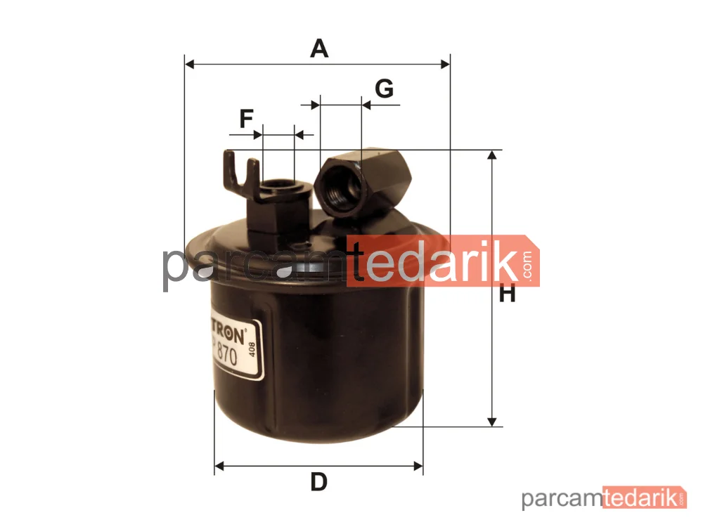 FILTRON PP870 | Yakıt Filtresi — Honda Civic V Sedan, Honda Accord IV, Honda Accord IV Aerodeck