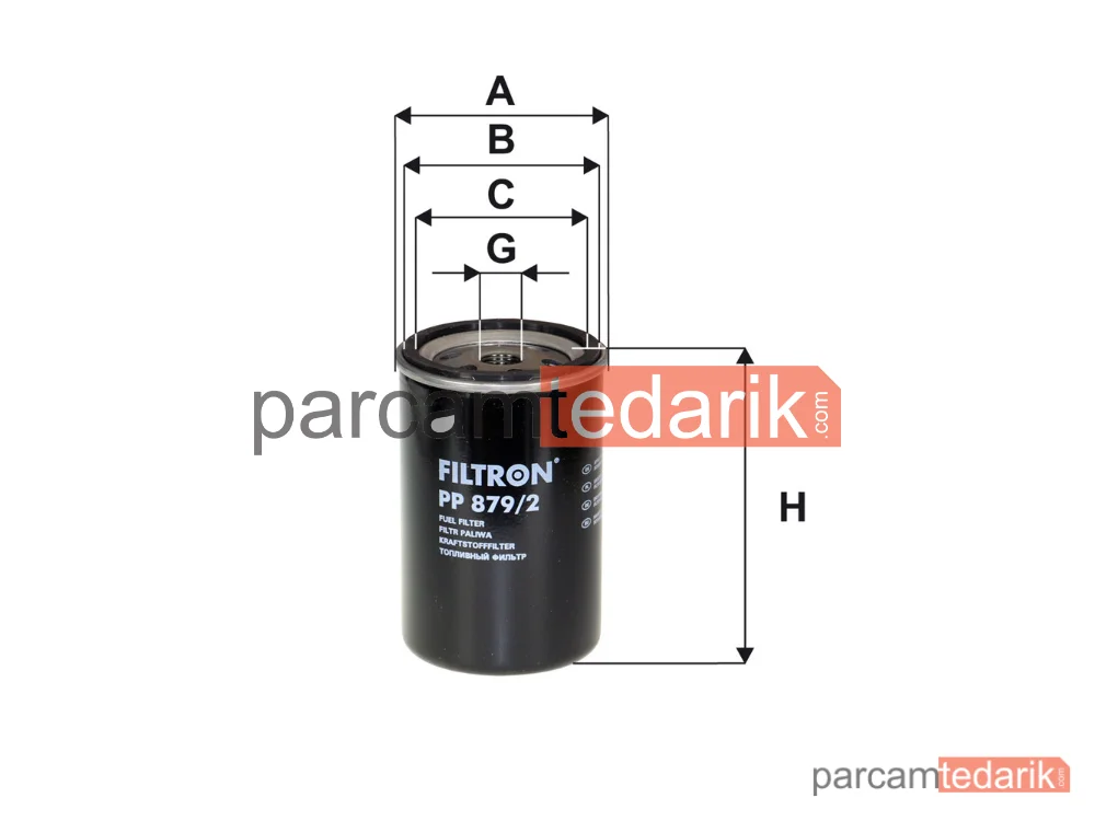 FILTRON PP879/2 | Yakıt Filtresi — Astra (Iveco Group) HD7IVECO Euro Cargo, EUR