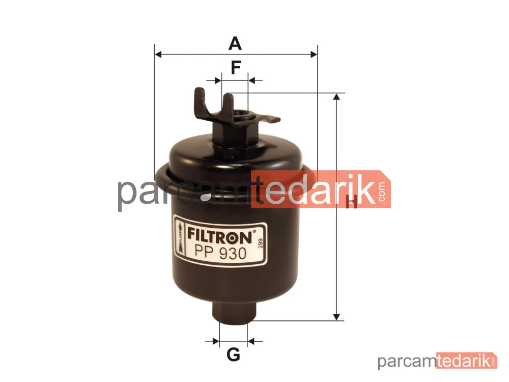 FILTRON PP930 | Yakıt Filtresi — Honda Civic VI Fastback, Honda Civic VI Aerodeck, Honda Civic VI Hatchback