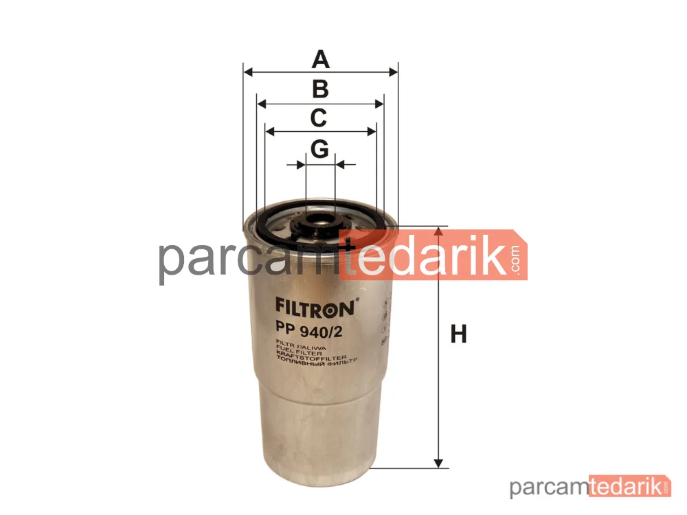 FILTRON PP940/2 | Yakıt Filtresi — BMW 7, BMW 3, BMW 5
