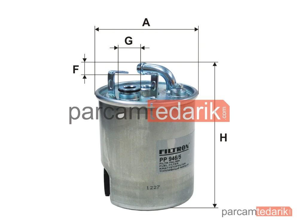 FILTRON PP946/5 | Yakıt Filtresi — Jeep GRAND Cherokee II