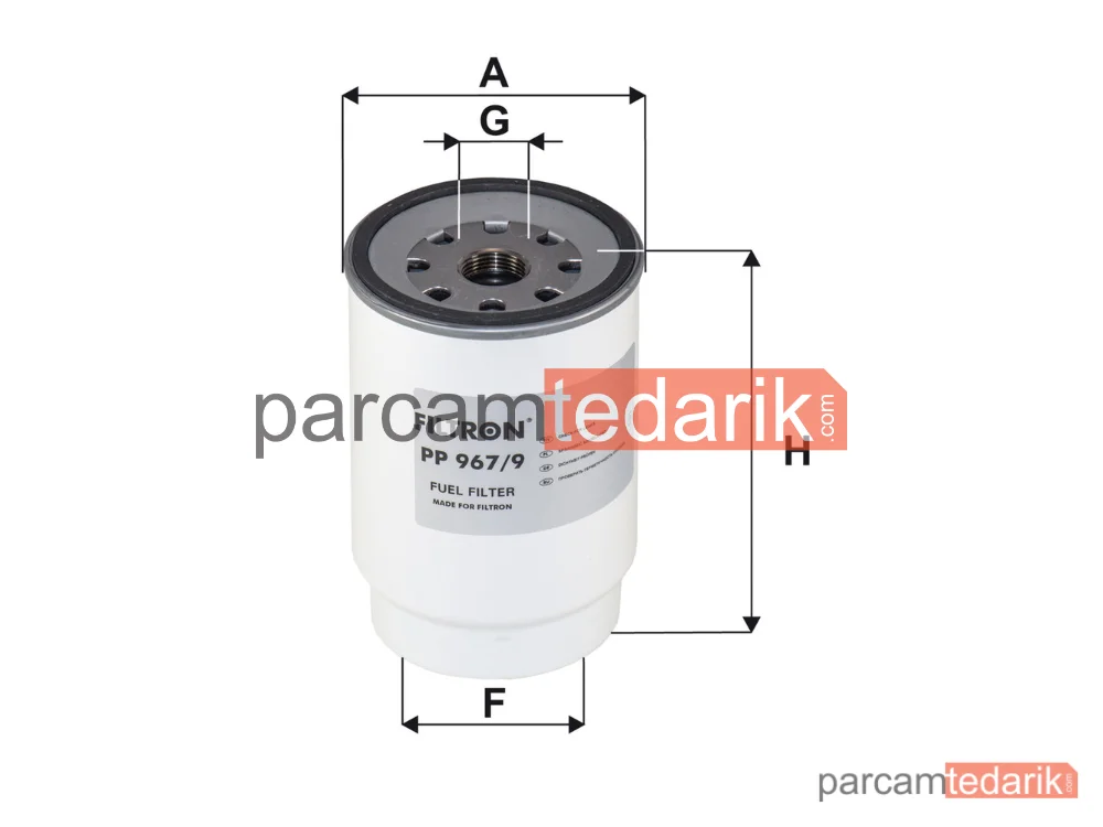 FILTRON PP967/9 | Yakıt Filtresi — Renault TRUCKS Premium 2, Renault TRUCKS Kerax, Volvo FH II