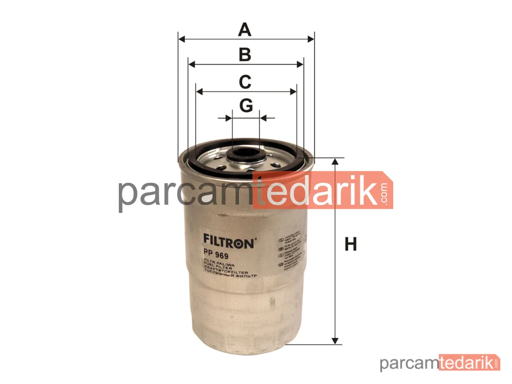 FILTRON PP969 | Yakıt Filtresi