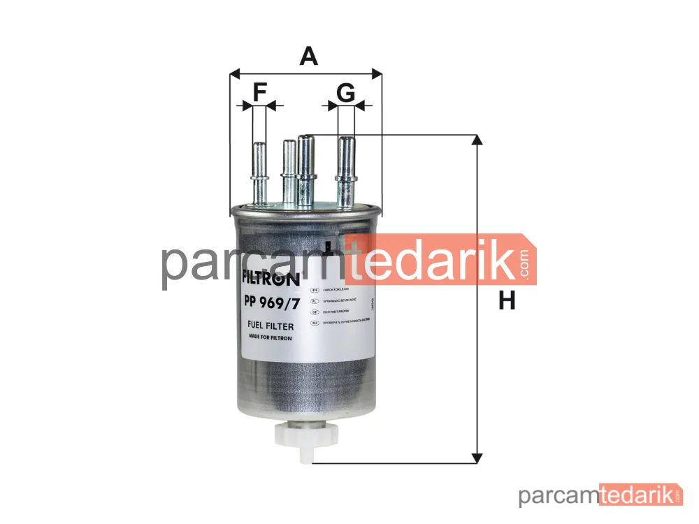 FILTRON PP969/7 | Yakıt Filtresi — Land Rover Discovery V, Land Rover Range Rover IV, Land Rover Discovery V Van