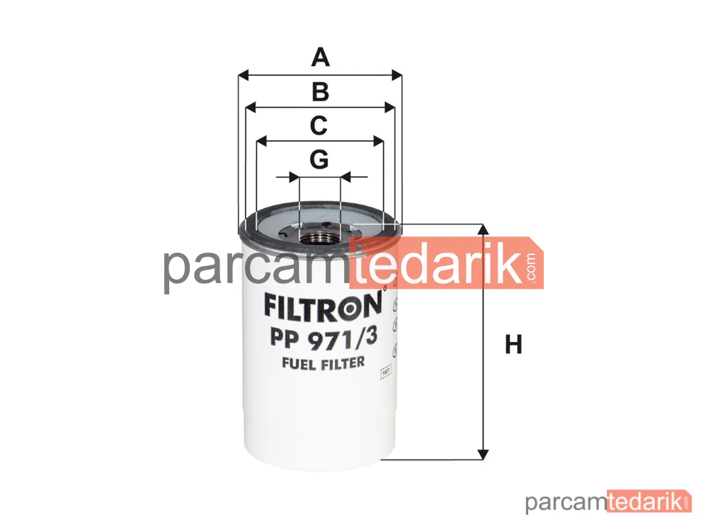 FILTRON PP971/3 | Yakıt Filtresi — Volvo FH12, Volvo FH16, Volvo FM