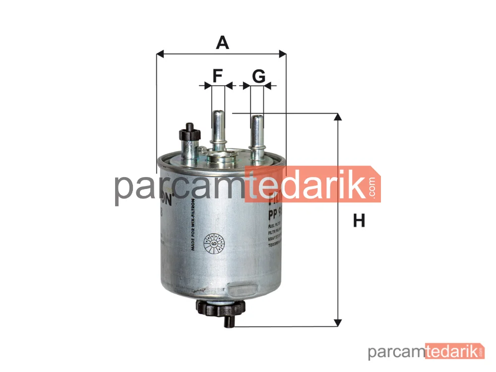 FILTRON PP988 | Yakıt Filtresi — Renault Laguna III, Renault Kangoo Express, Renault Laguna Coupe