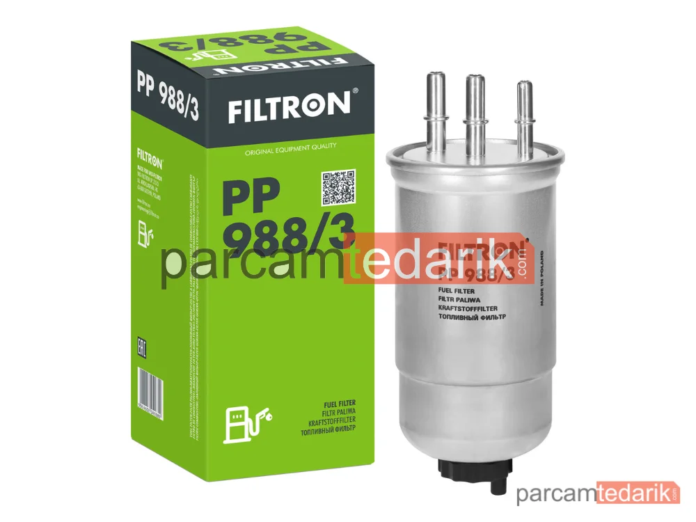 FILTRON PP988/3 | Yakıt Filtresi — Dacia Duster, Dacia Sandero, Dacia Duster Kasa/SUV