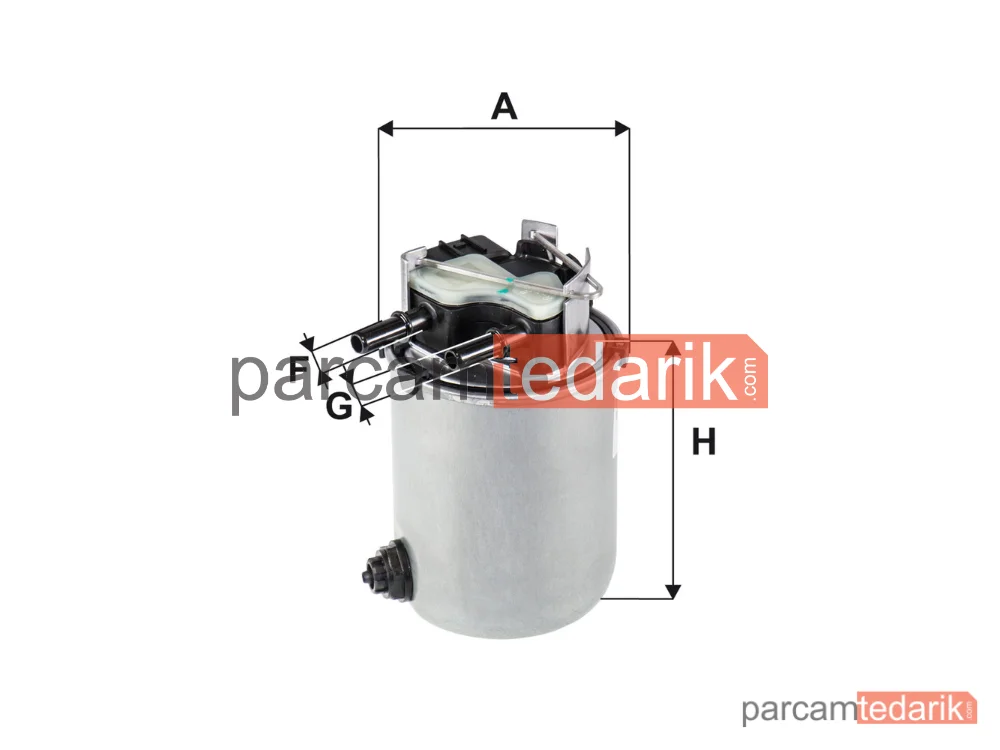 FILTRON PP988/8 | Yakıt Filtresi — Nissan X-Trail III, Renault Koleos II