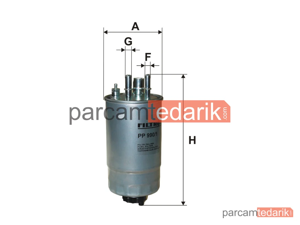 FILTRON PP990/1 | Yakıt Filtresi — Opel Meriva A MPV