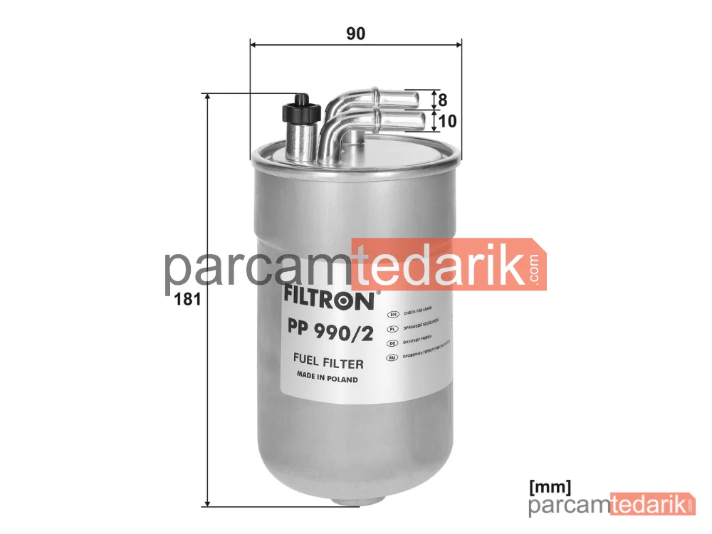FILTRON PP990/2 | Yakıt Filtresi — Opel Corsa D, Opel Corsa E, Opel Corsa E Kasa/eğik Arka