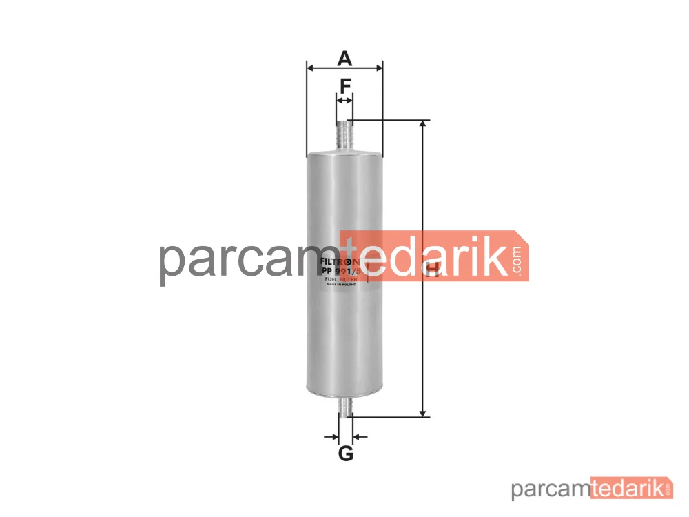 FILTRON PP991/5 | Yakıt Filtresi — Audi A6 C7 Avant, Audi A6 C7, Audi A7 Sportback