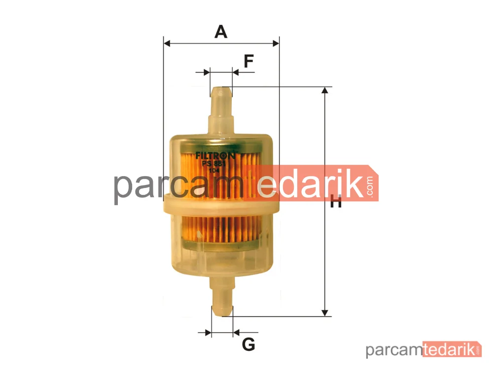 FILTRON PS881 | Yakıt Filtresi — Fiat Ritmo, Peugeot 505, Peugeot 505 Break