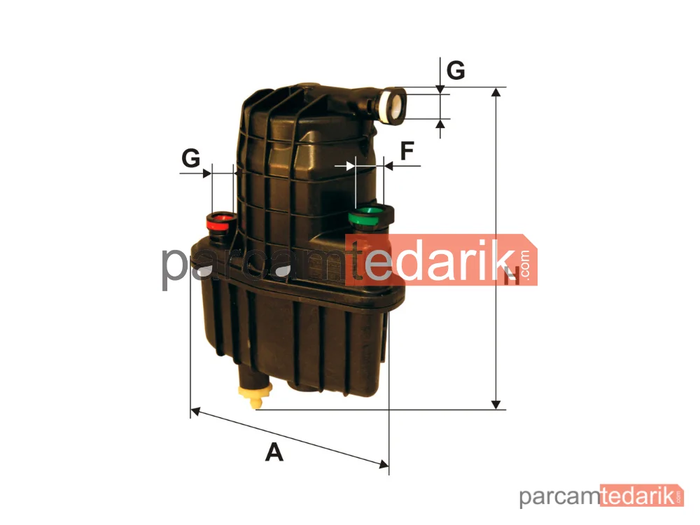 FILTRON PS980/9 | Yakıt Filtresi — Renault Clio III, Renault Clio III Grandtour, Renault Modus / GRAND Modus