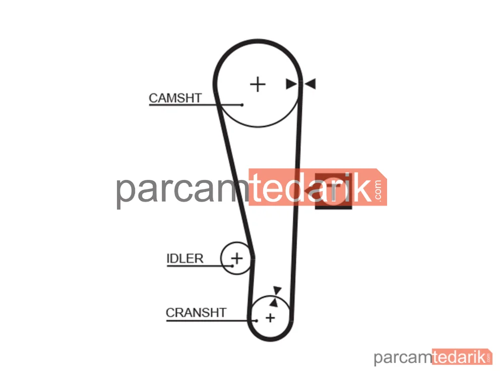 GATES K015250XS | Triger Seti — Hyundai Pony / Excel, Hyundai Pony, Hyundai S Coupe