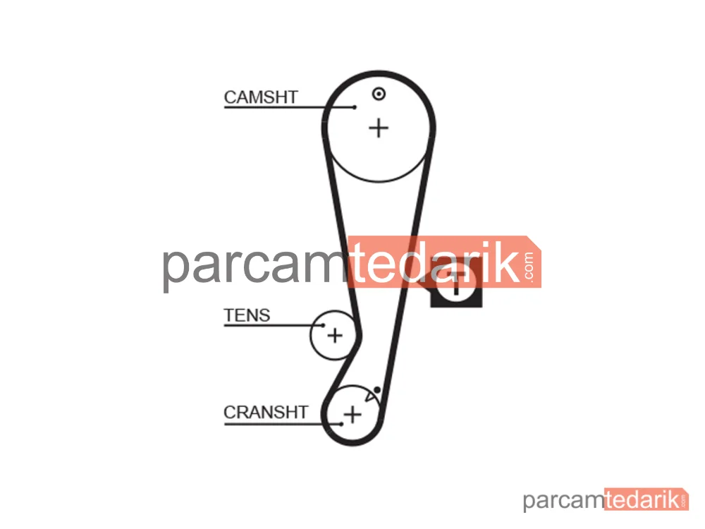 GATES K015403XS | Triger Seti — Toyota Corolla, Toyota Carina E VI, Toyota Corolla Liftback